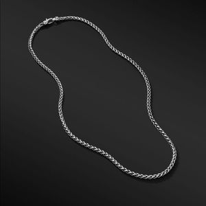 David Yurman sterling silver wheat necklace